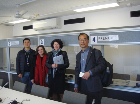 赵军峰院长参观新南威尔士大学同传实验室