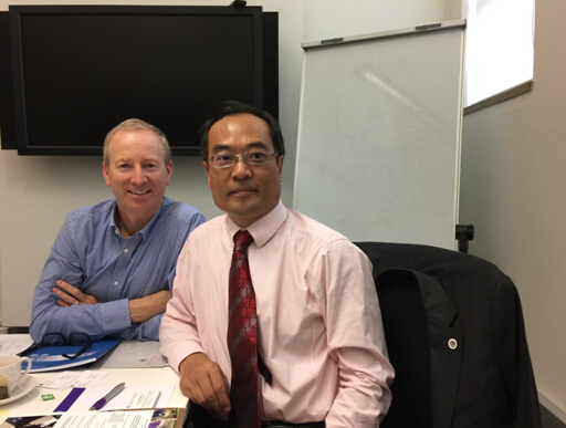 赵军峰院长与昆士兰大学Tim Dunne教授