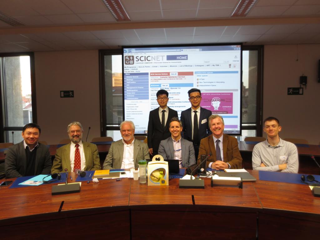 我校学生接受欧盟口译总司资深译员指导