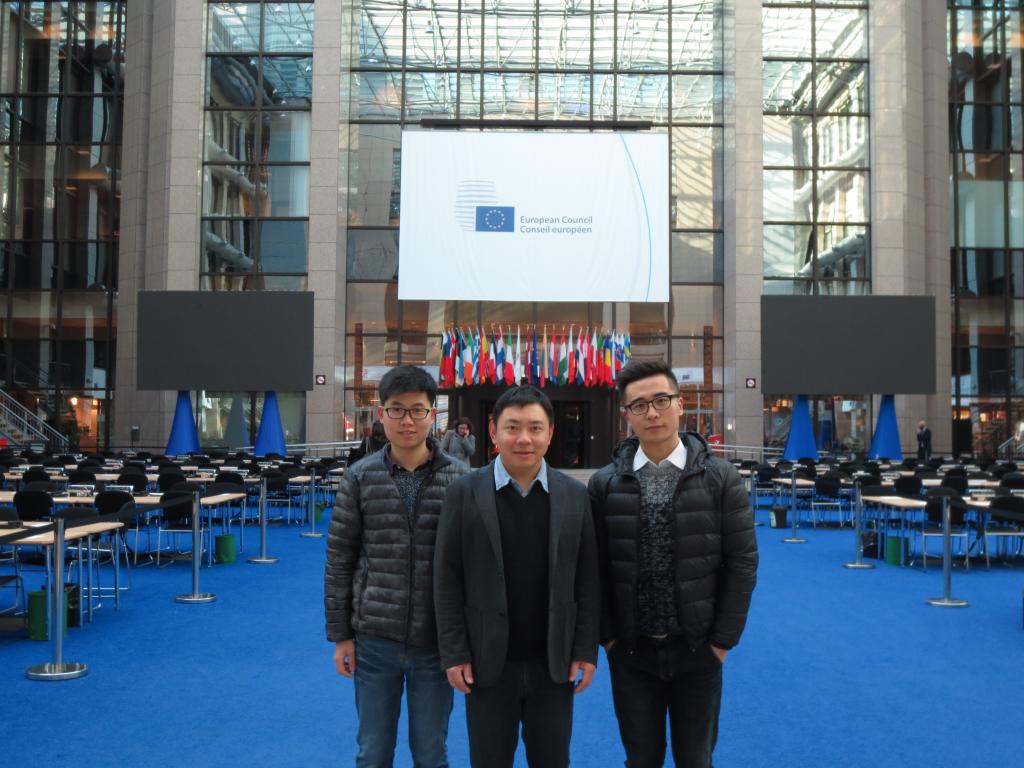 我校学生在欧盟委员会