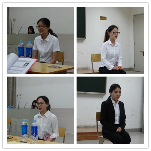 个人面试选手风采